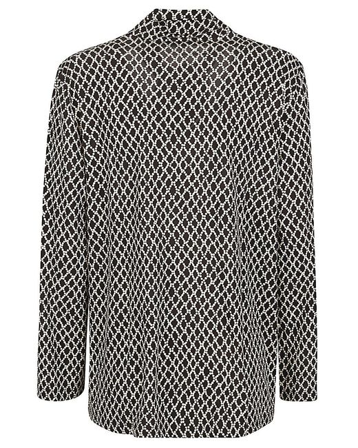 Siyu Black Printed Blouse