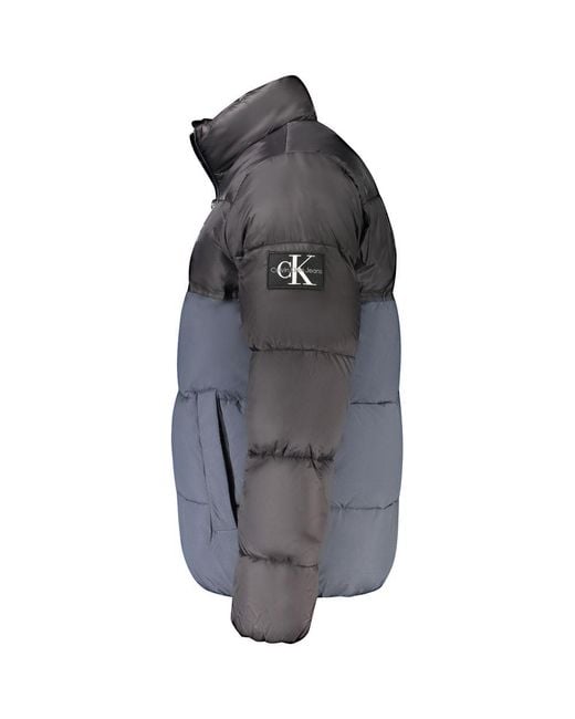Calvin Klein Gray Polyester Jacket for men