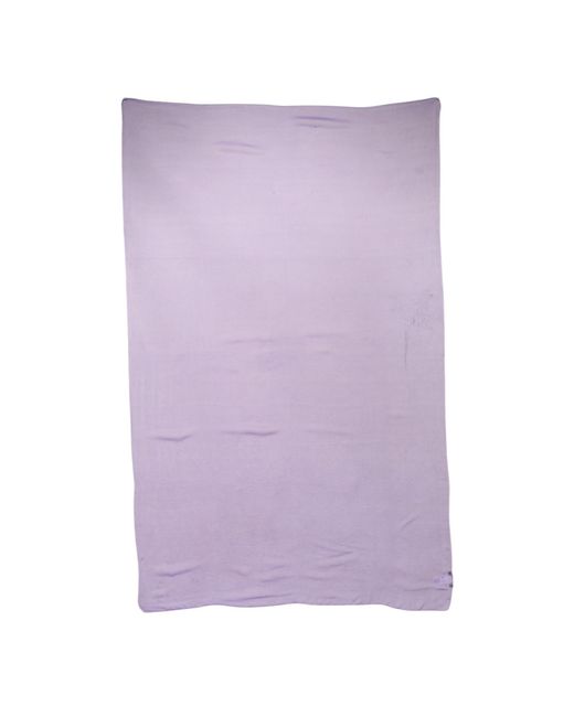 Dolce & Gabbana Purple Silk Rectangle Wrap Shawl Scarf