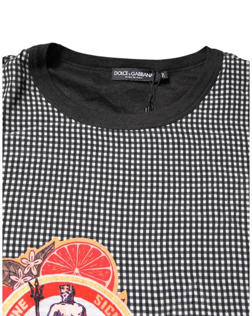 Dolce & Gabbana Gray T-Shirts for men