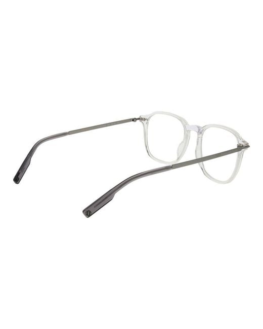 Zegna Metallic Acetate Glasses (Frames) for men