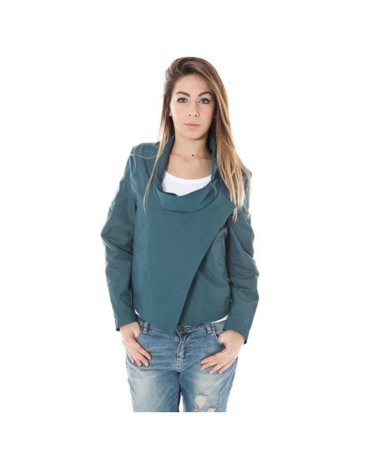 Calvin Klein Blue Verde Poliammide Jacket