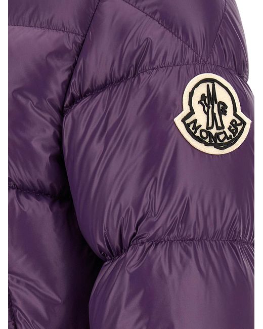 Moncler Purple Polyamide Shell Jacket for men