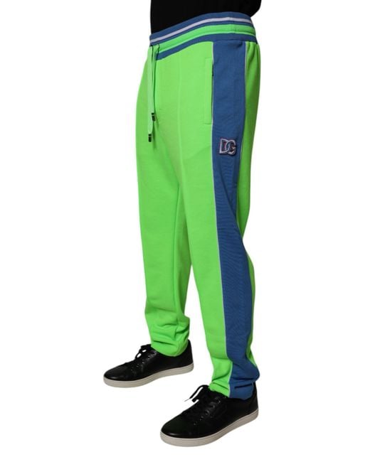 Dolce & Gabbana Green Jogger Sweatmen's Pants for men