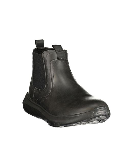 Lumberjack Black Polyester Ankle Boots for men