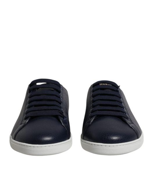 Dolce & Gabbana Blue Low Top Saint Tropez Sneakers Shoes for men
