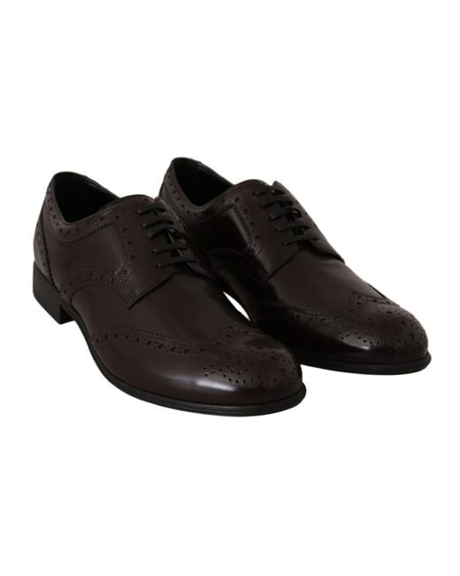 Dolce & Gabbana Black Laced Shoes