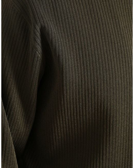 Dolce & Gabbana Gray Viscose Crew Neck Pullover Sweater for men
