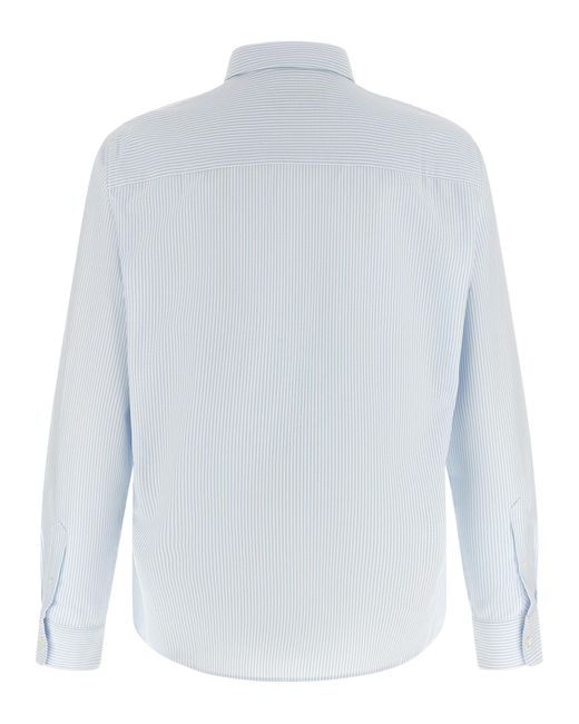 AMI Blue Cotton Blouse for men