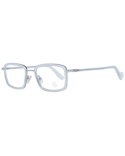 Moncler Metallic Metal & Plastic Glasses (Frames) for men