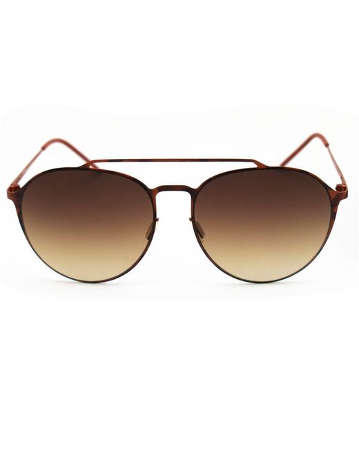 Italia Independent Brown Metal Sunglasses