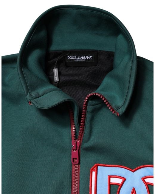 Dolce & Gabbana Blue Colorblock Track Jacket for men