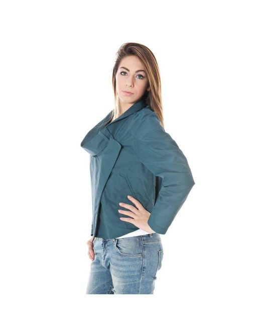 Calvin Klein Blue Verde Poliammide Jacket