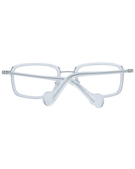Moncler Metallic Metal & Plastic Glasses (Frames) for men