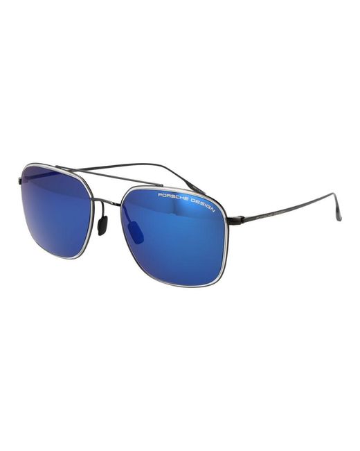 Porsche Design Blue Titanium Sunglasses for men