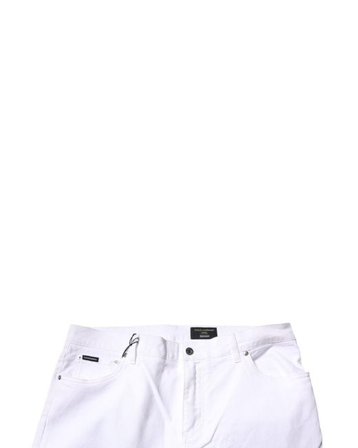 Dolce & Gabbana Blue Cotton Jeans for men