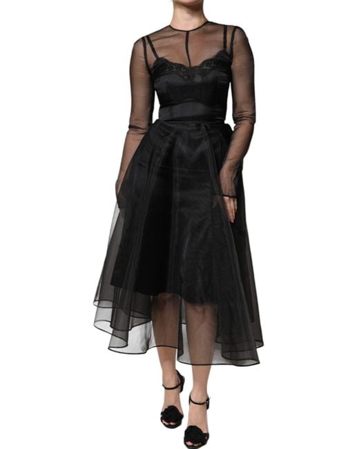 Dolce & Gabbana Black Tulle A