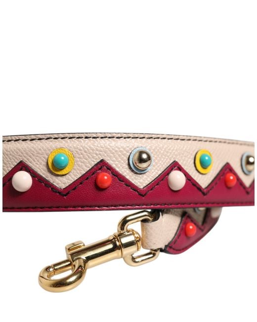 Dolce & Gabbana Natural Leather Handbag Accessory Shoulder Strap Bag