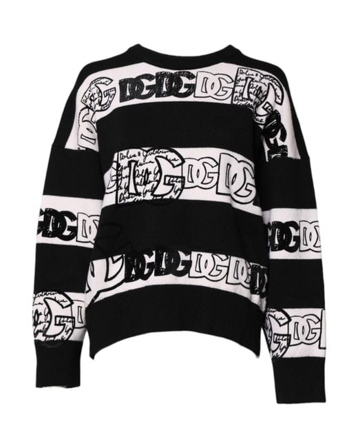 Dolce & Gabbana Black Logo Sweater