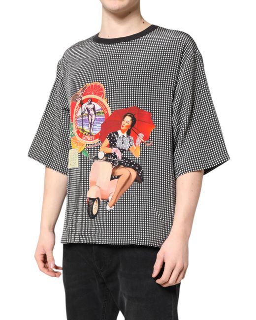 Dolce & Gabbana Gray T-Shirts for men