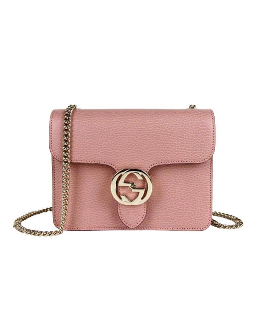 Gucci Soft Leather Interlocking G Small 
