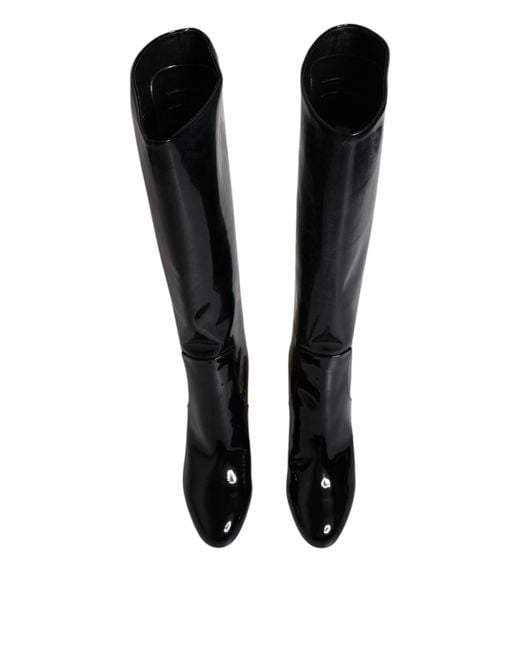 Dolce & Gabbana Black Heeled Boots