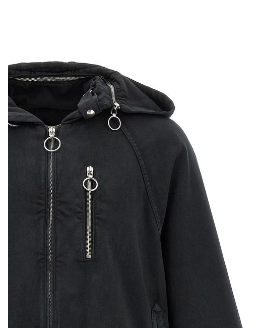 NAMACHEKO Black Cotton Shell Jacket for men