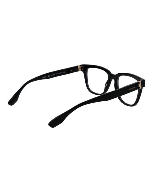 Trussardi Black Acetate Glasses (Frames) for men