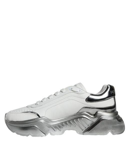 Dolce & Gabbana White Daymaster Low Top Sneakers Shoes for men