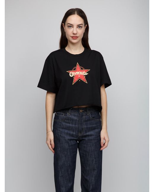 Givenchy Black Cotton T-Shirt