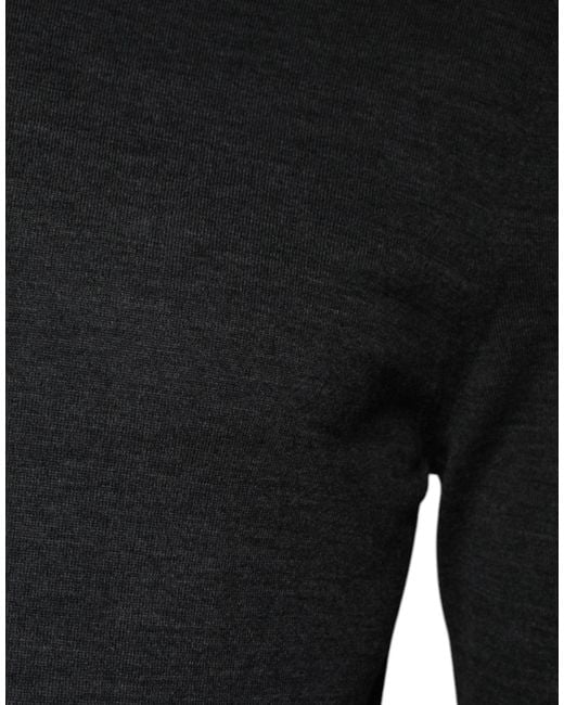 Dolce & Gabbana Black Turtlenecks for men