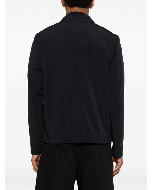 Herno Black Nylon Overshirt for men
