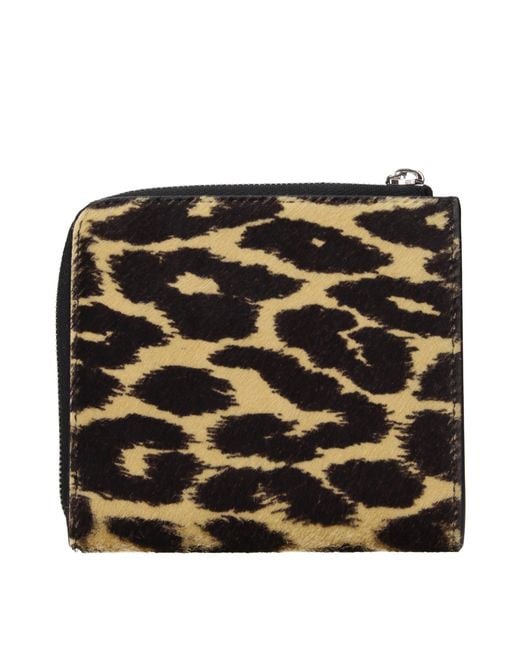 Jil Sander Metallic Horsehair Wallet