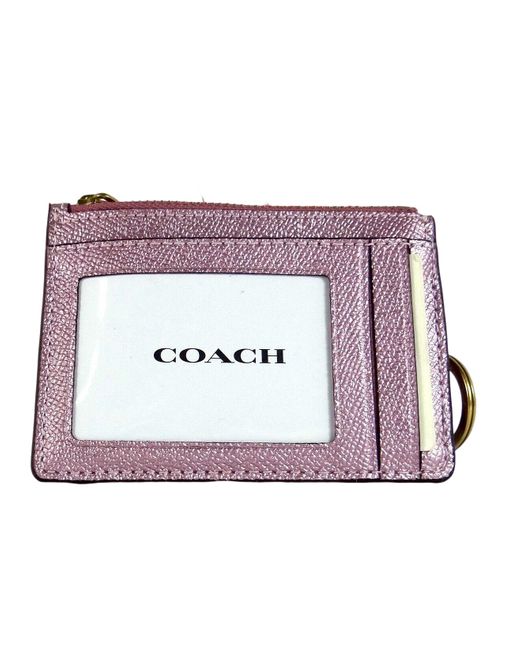 Coach glitter keyring card deals case