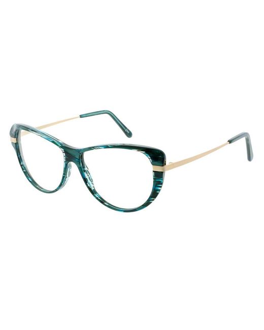 Andy Wolf Brown Metal & Plastic Glasses (Frames)