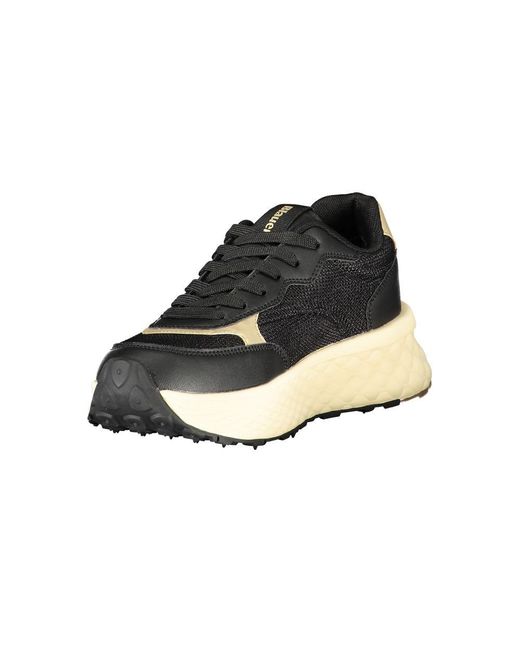 Blauer Black Leather Sneaker