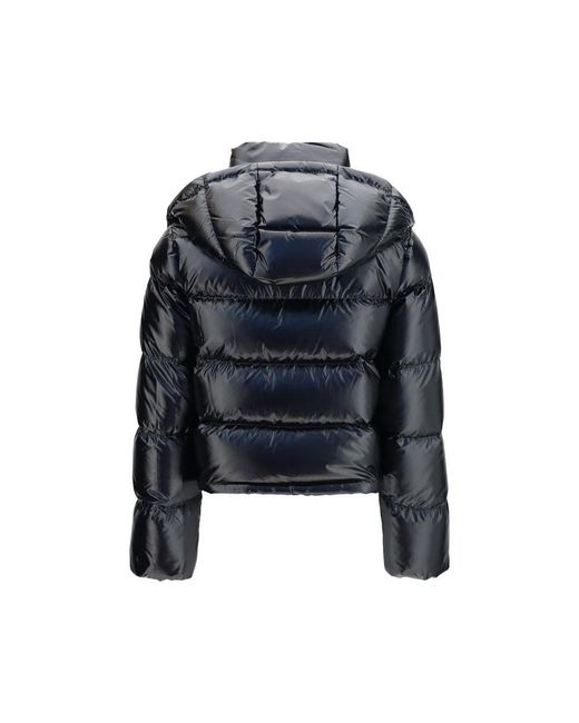 Moncler Black Goose Down Full-Length Jacket