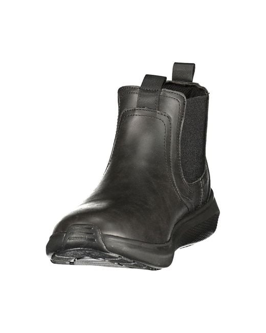 Lumberjack Black Polyester Ankle Boots for men