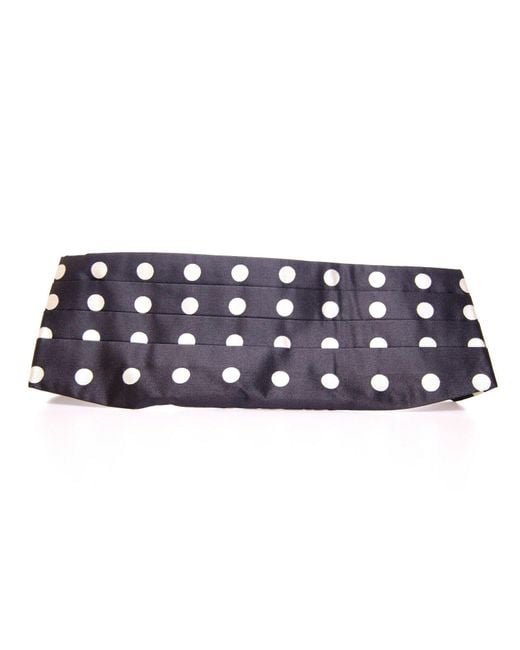 Dolce & Gabbana Black Waist Smoking Tuxedo Cummerbund Belt Silk for men