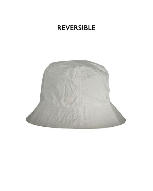 K-Way White Polyamide Hat