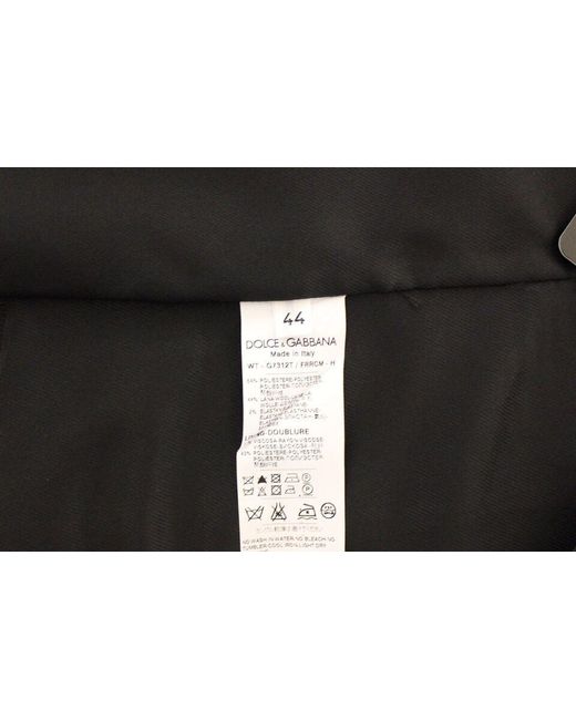 Dolce & Gabbana Black Wool Stretch Dress Vest Blazer for men