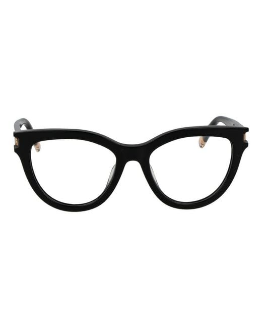 Furla Black Cellulose Acetate Glasses (Frames)