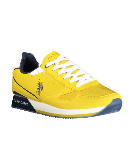 U.S. POLO ASSN. Polyester Sneaker in Yellow for Men | Lyst