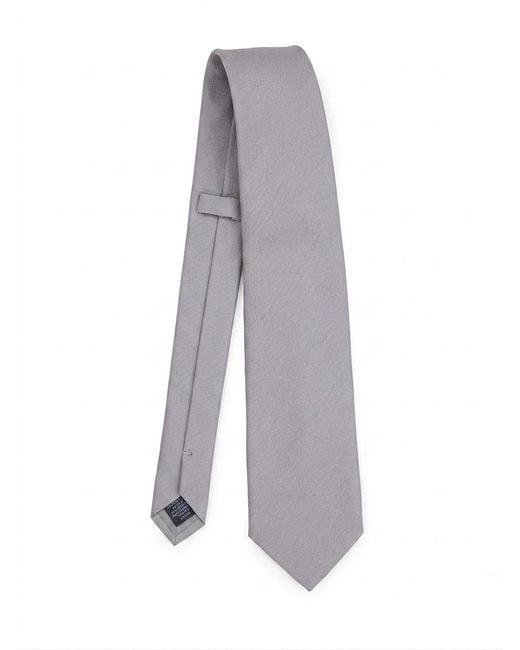 Givenchy White Silk Tie for men