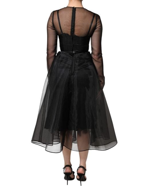 Dolce & Gabbana Black Tulle A