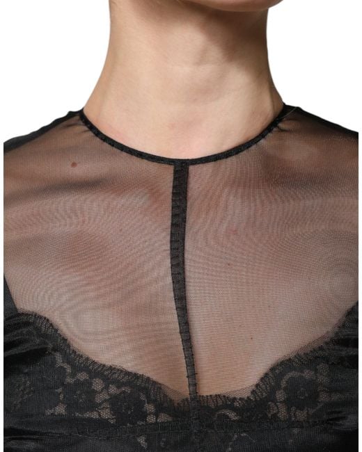Dolce & Gabbana Black Tulle A