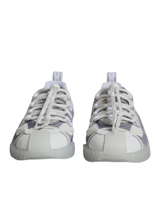 Dolce & Gabbana White Low Top Ns1 Sneakers Shoes for men
