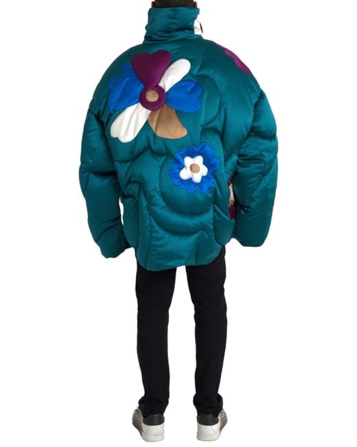 Dolce & Gabbana Blue Winter Jackets for men