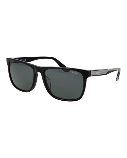BMW Black Acetate Sunglasses for men