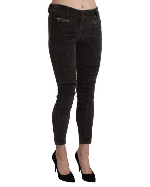 Ermanno Scervino Black Chic Capri Cropped Pants